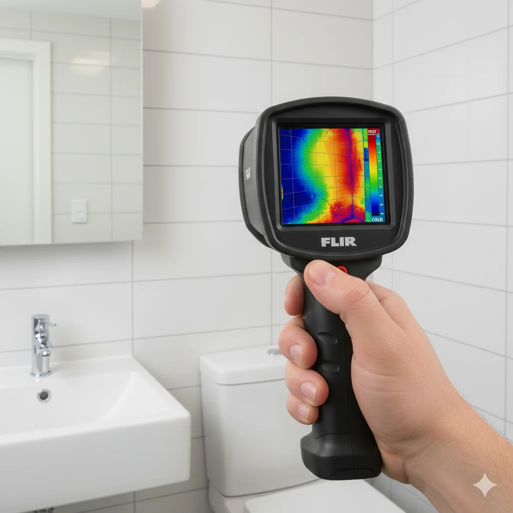 Recherche de fuite avec équipement professionnel Sanitaire Corsier